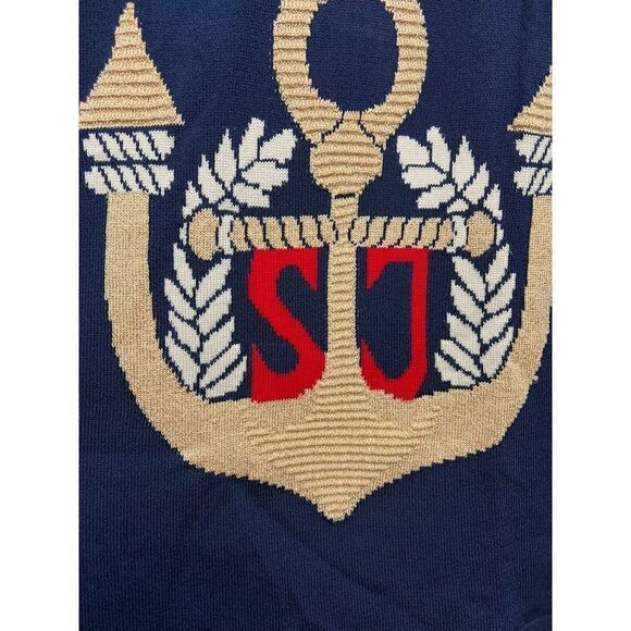 Vintage St. John Sweater Nautical Santana Knit Sz. P (XS/S) - Picture 3 of 7
